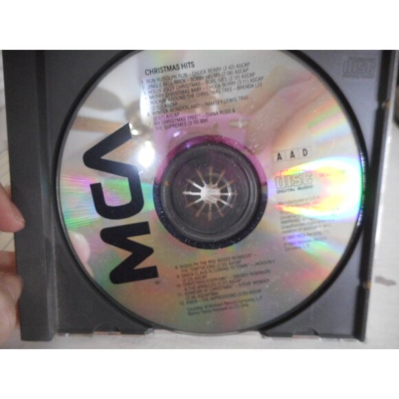 Christmas Hits Various artists CD MCA records 1990 damaged case - Picture 4 of 5